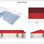 Шатер большой 10х15